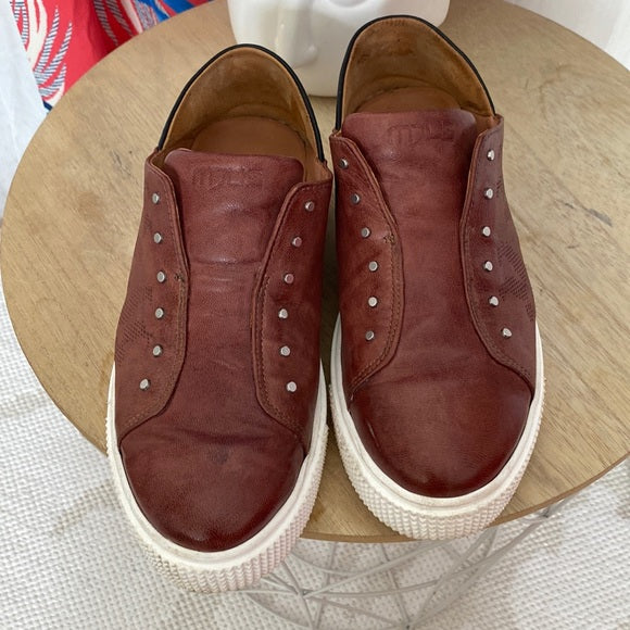 Mjus leather espadrilles/slides