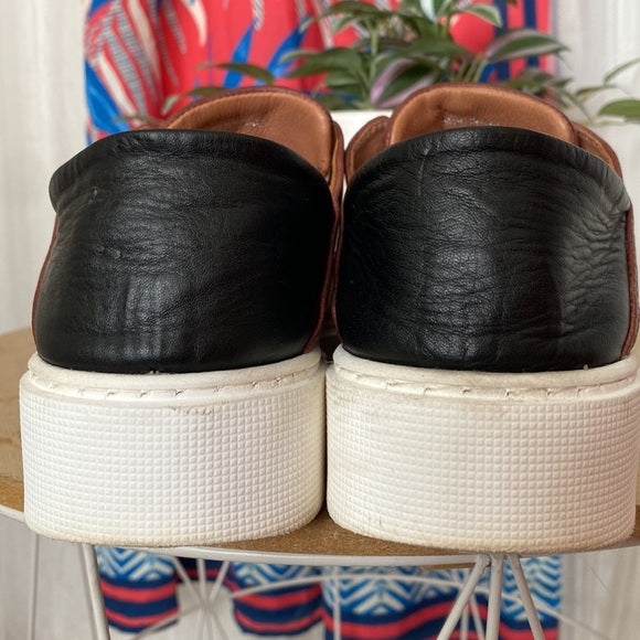 Mjus leather espadrilles/slides