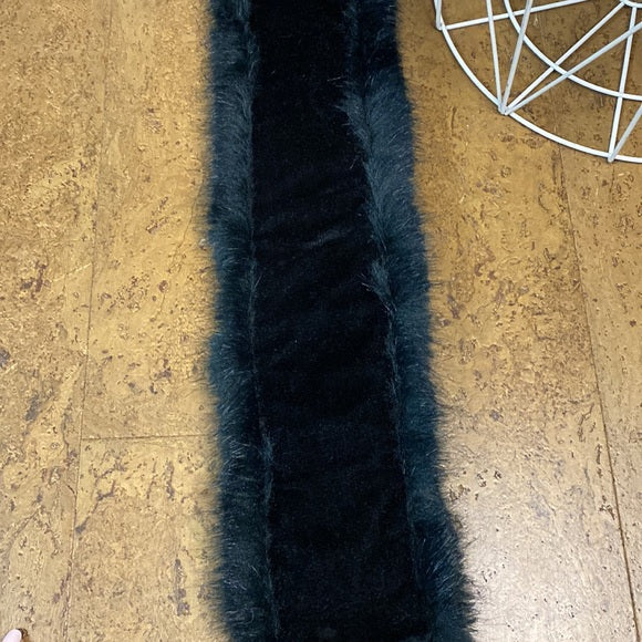COPY - Surell black fox faux fur head band