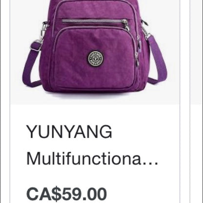 Yunyang multifunction bag