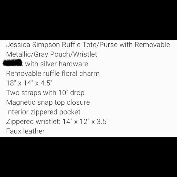 Jessica Simpson Kalie tote bag