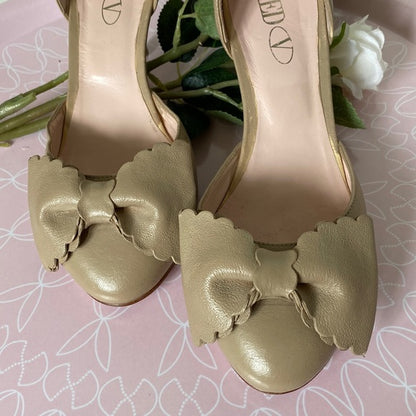 REDUCED!!Valentino Red V d’Orsay kitten heels shoes