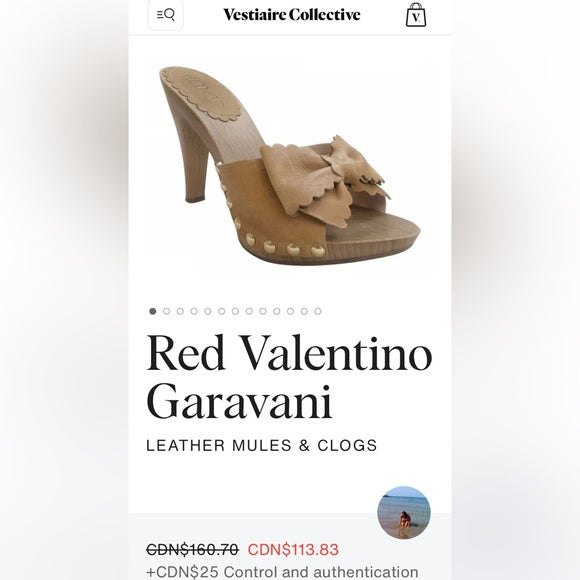 REDUCED!!Valentino Red V d’Orsay kitten heels shoes