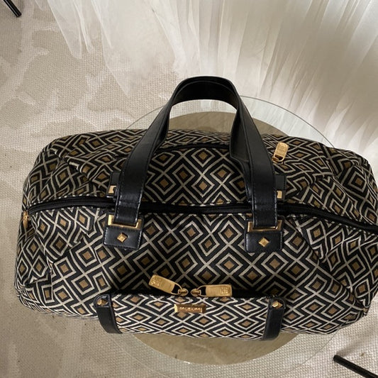 San Babila Milano week-end canvas satchel