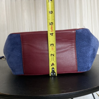 Coach Park mini leather/suede, quilted pocket! Crossbody ajustable straps bag