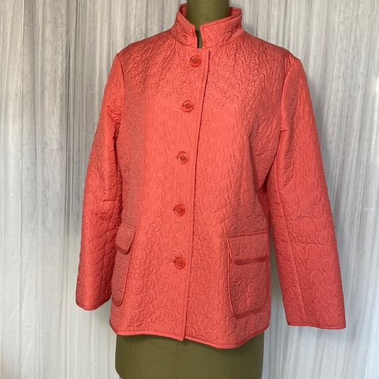 Denver Hayes transition quilted jacket, buttons down fully lined! Size L