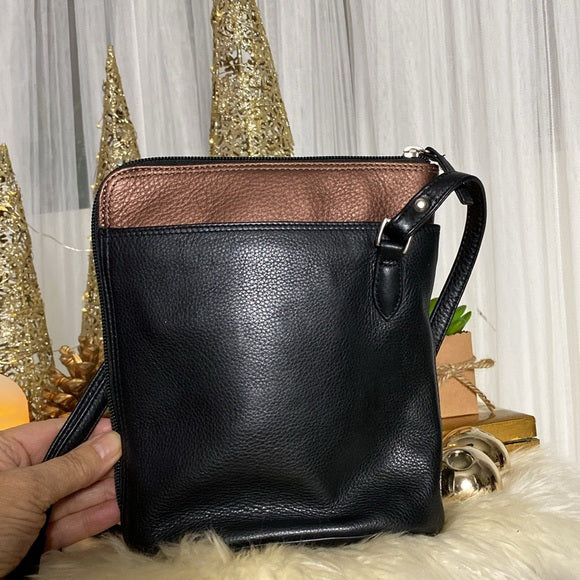REDUCED! Derek Alexander crossbody small 100% pebble leather!