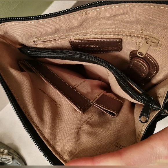 REDUCED! Derek Alexander crossbody small 100% pebble leather!