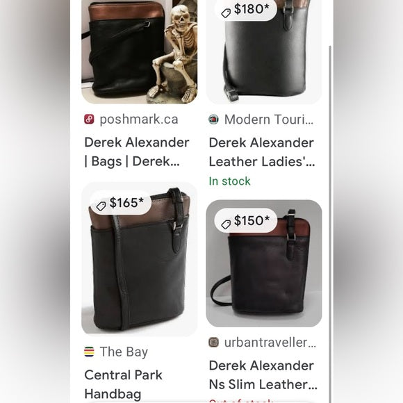 REDUCED! Derek Alexander crossbody small 100% pebble leather!