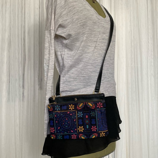 Tous cross body printed flowers teddy bear shape