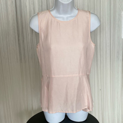 REDUCED! Club Monaco Seymour peplum sleeveless top. Very soft pink! Sz S