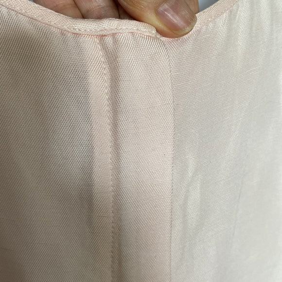 REDUCED! Club Monaco Seymour peplum sleeveless top. Very soft pink! Sz S