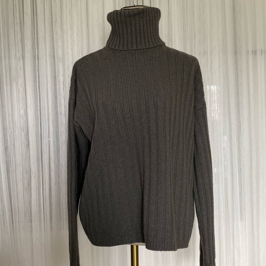 REDUCED!! AG The Dover chunky ribbed boxy turtleneck! Size S