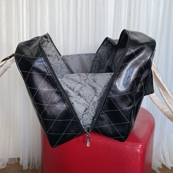 NEW!!!Mary Kay black/cream cosmetic, consultant, weekend tote bag