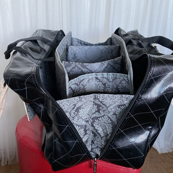 NEW!!!Mary Kay black/cream cosmetic, consultant, weekend tote bag