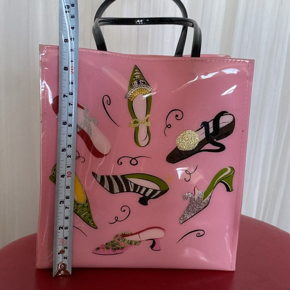 REDUCED!!! The Metropolitan Museum of Art pink plastic small bag! Novelty prints