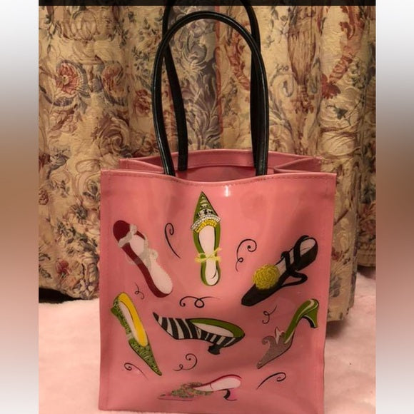 REDUCED!!! The Metropolitan Museum of Art pink plastic small bag! Novelty prints