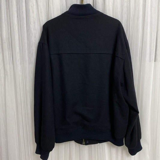 Vintage Paul & Shark 100% wool dark blue (looks black) men’s bomber jacket! XXL