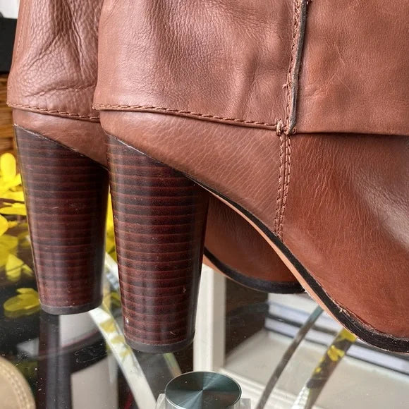 Modern Vintage “Vanessa” fold over booties