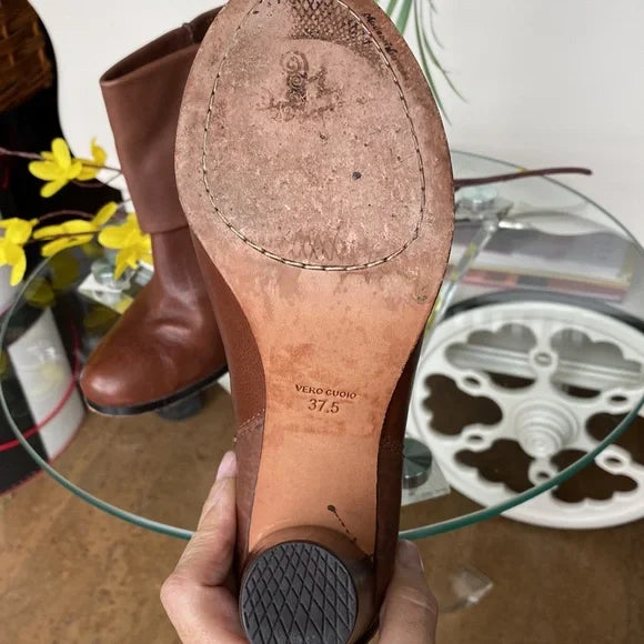 Modern Vintage “Vanessa” fold over booties