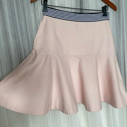 Sport max code skater ballerina pink shirt flare short skirt! Size 8