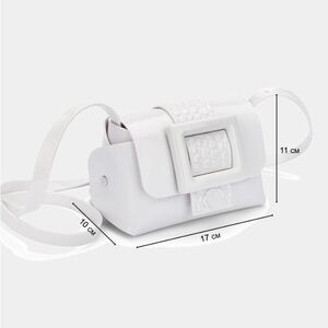 Melissa in colab Victor & Rolf off white cross body bag
